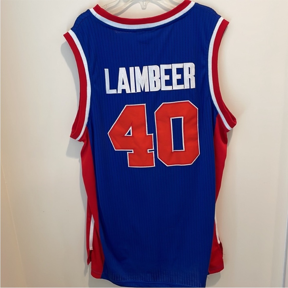 Vintage Detroit pistons bill limber jersey large